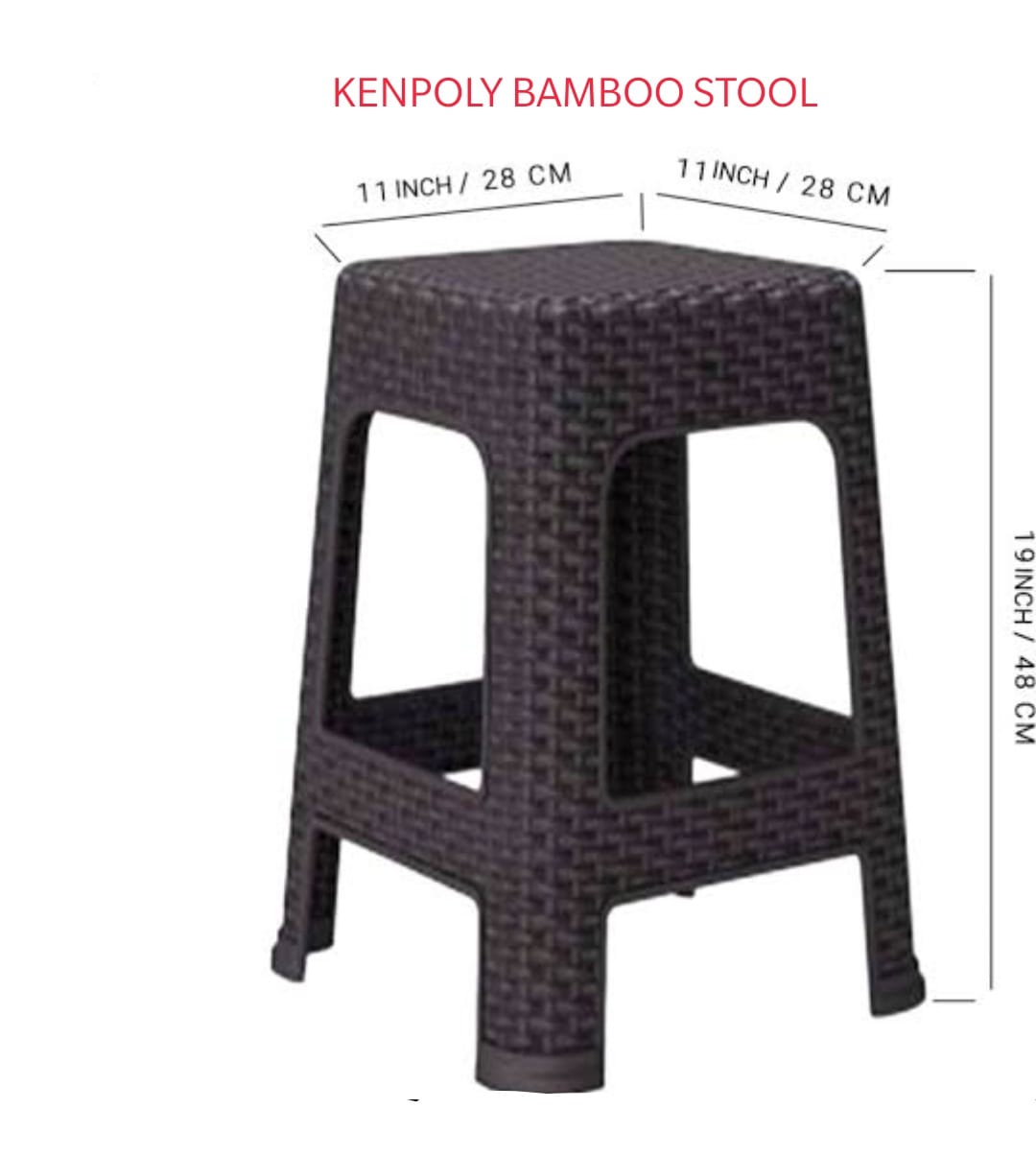 [ CLASSY NEW ARRIVALS 🤩🤩✨ !!! ]  1Pc Classy Very Quality Comfortable Kenpoly Bambo Stool at Affordable price