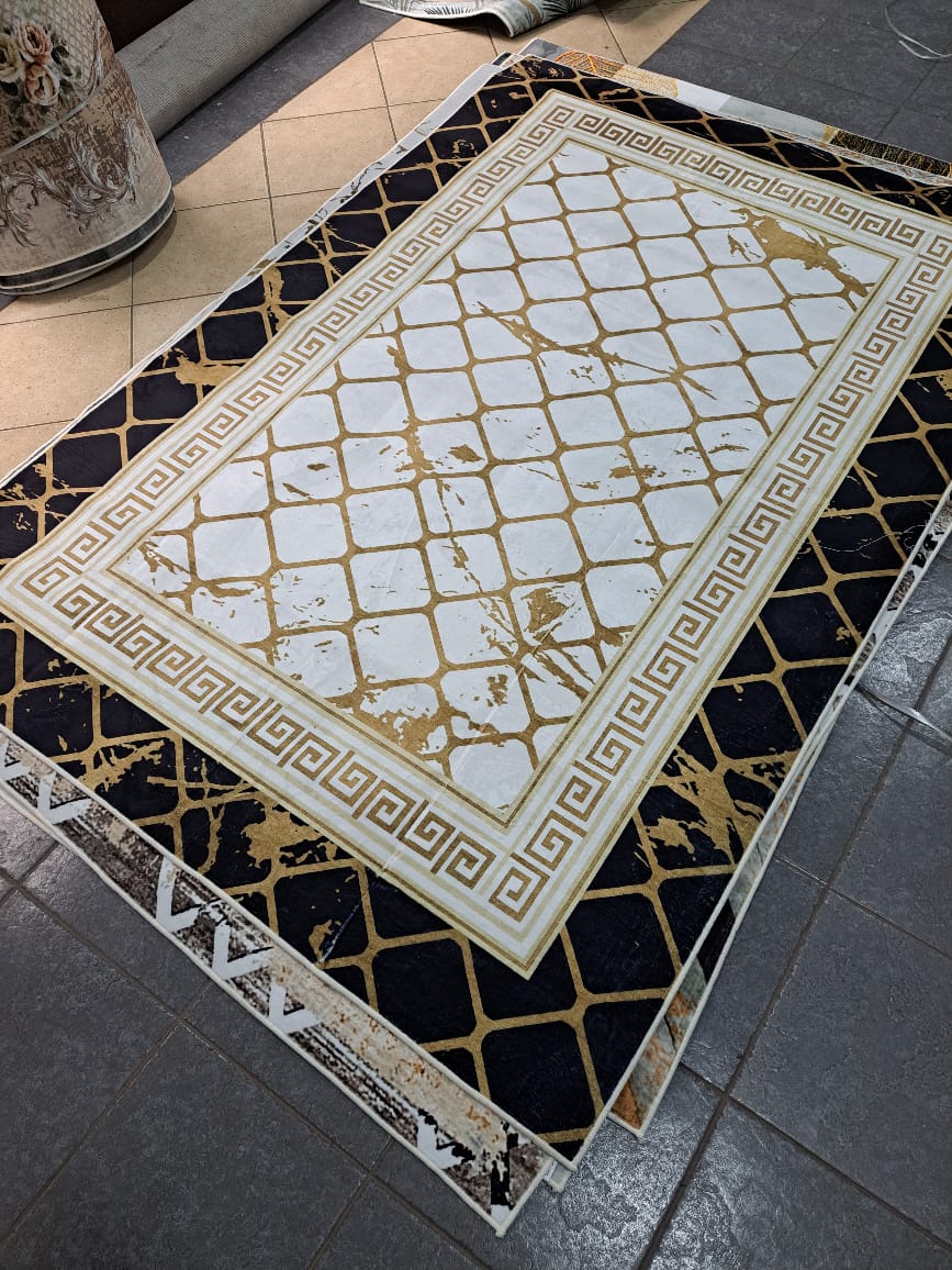 [ GRAB IT AT LOW PRICE+ ADDED OFFERS 🤩🤩✨ !!! ] 1Pc Size 5X8 Classy Brand New High Quality Stylish and Luxurious HD Carpets .That Matches and Fits Perfectly With Your Home Decor ✨👌