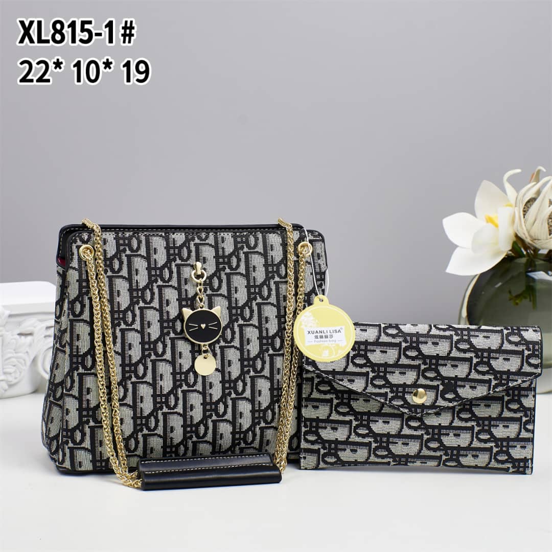 [ GRAB IT AT LOW PRICE+ ADDED OFFERS 🤩🤩✨ !!! ] 2 IN 1 Brand New High Quality Stylish and Luxurious Comfortable Ladies Handbag ..Designed With Durability and Functionality ✔👌