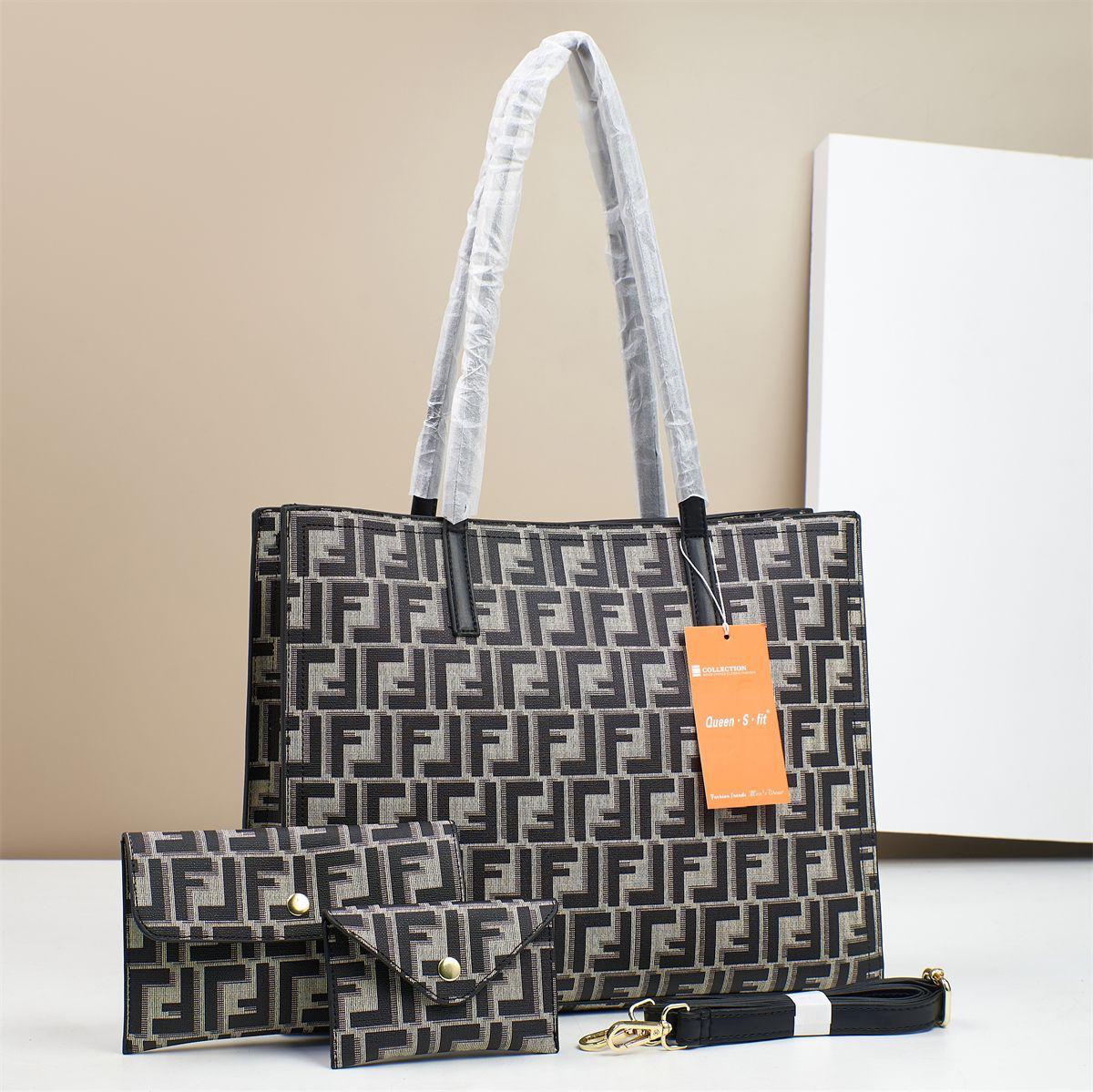 [ SHOP SMART AND SAVE BIG AT AN AMAZING OFFER PRICE 🤩🤩✨ !!! 3 IN 1 Brand New High Quality Stylish and Luxurious Comfortable Ladies Handbag ..Designed With Durability and Functionality ✔👌