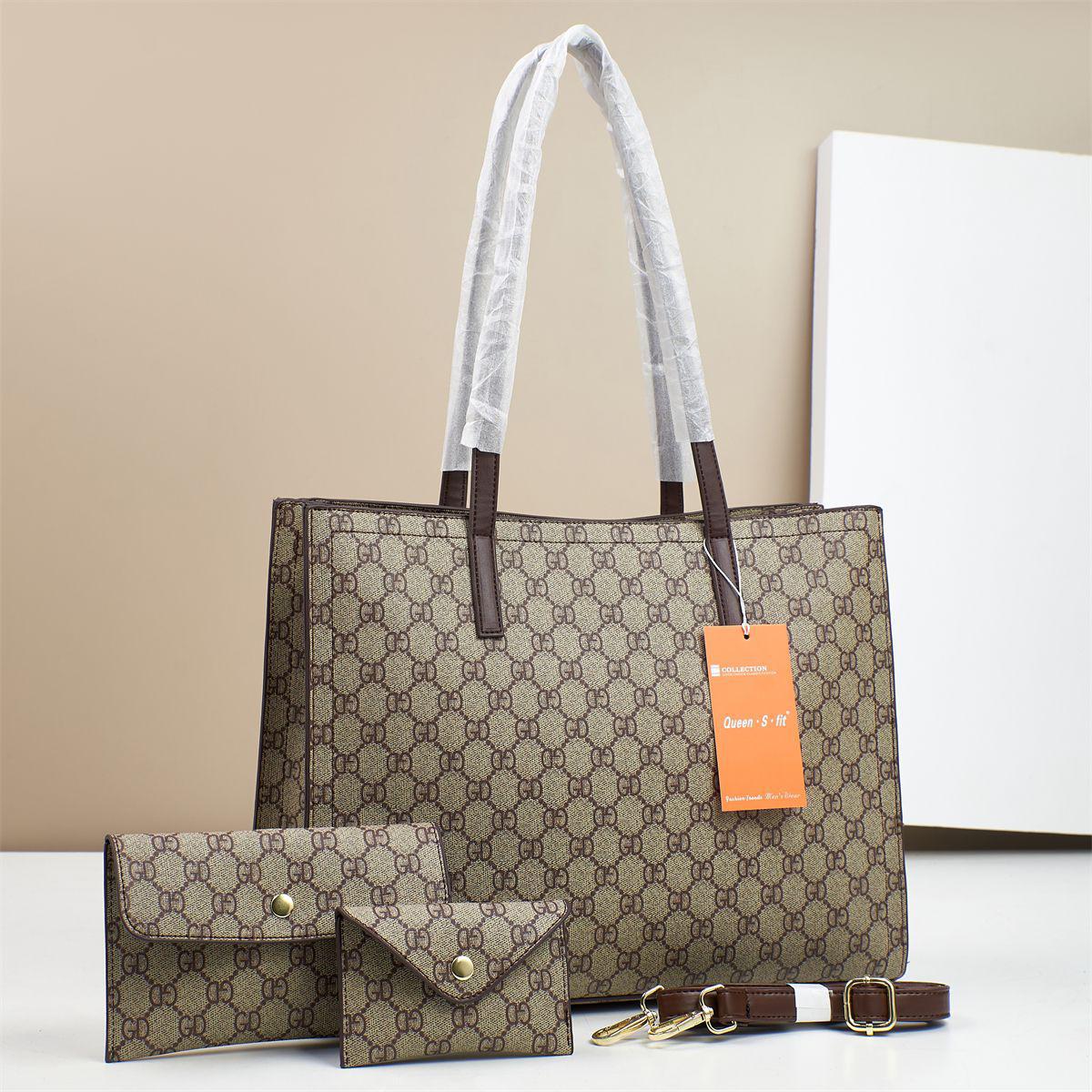 [ SHOP SMART AND SAVE BIG AT AN AMAZING OFFER PRICE 🤩🤩✨ !!! 3 IN 1 Brand New High Quality Stylish and Luxurious Comfortable Ladies Handbag ..Designed With Durability and Functionality ✔👌
