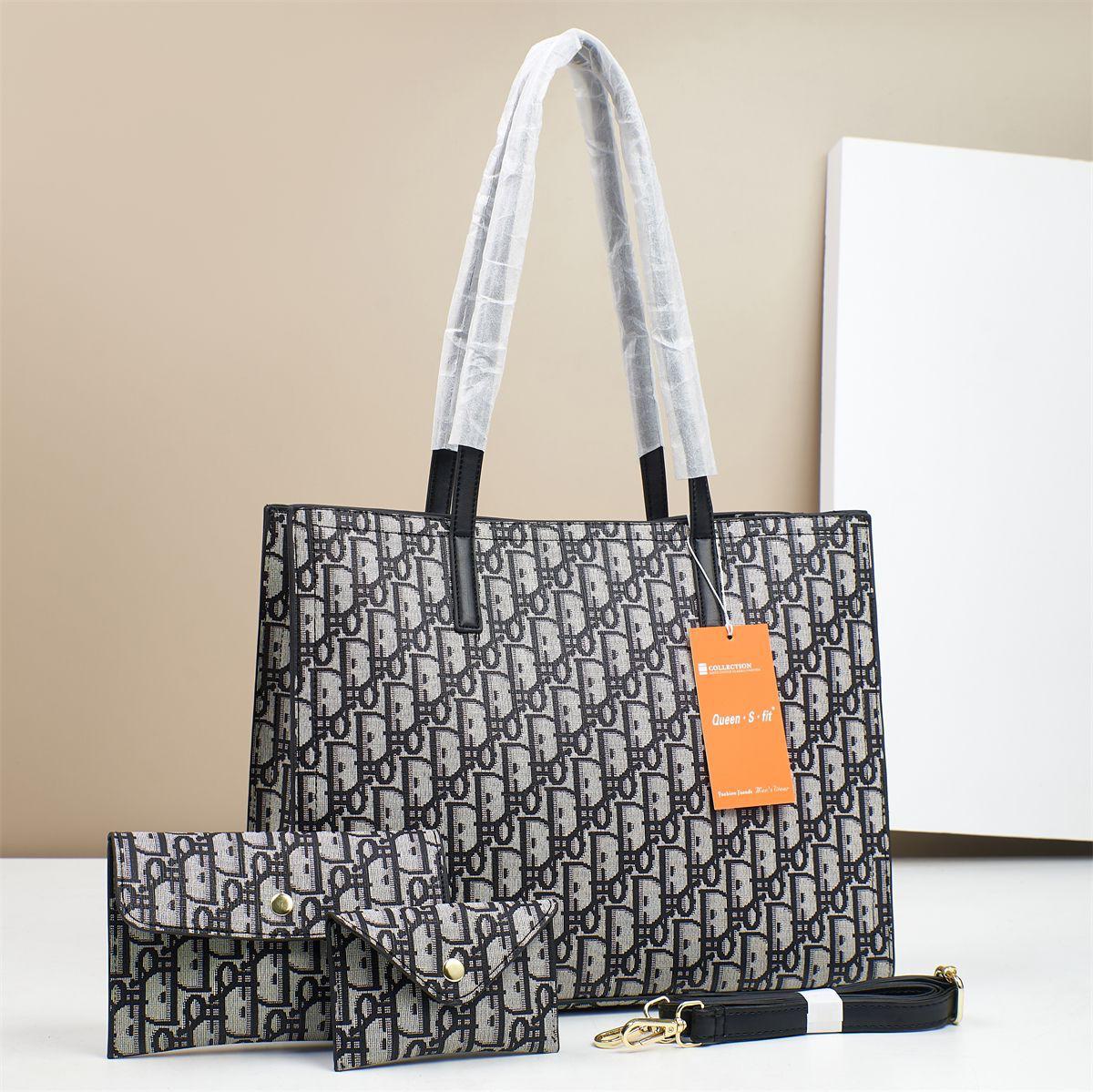 [ SHOP SMART AND SAVE BIG AT AN AMAZING OFFER PRICE 🤩🤩✨ !!! 3 IN 1 Brand New High Quality Stylish and Luxurious Comfortable Ladies Handbag ..Designed With Durability and Functionality ✔👌