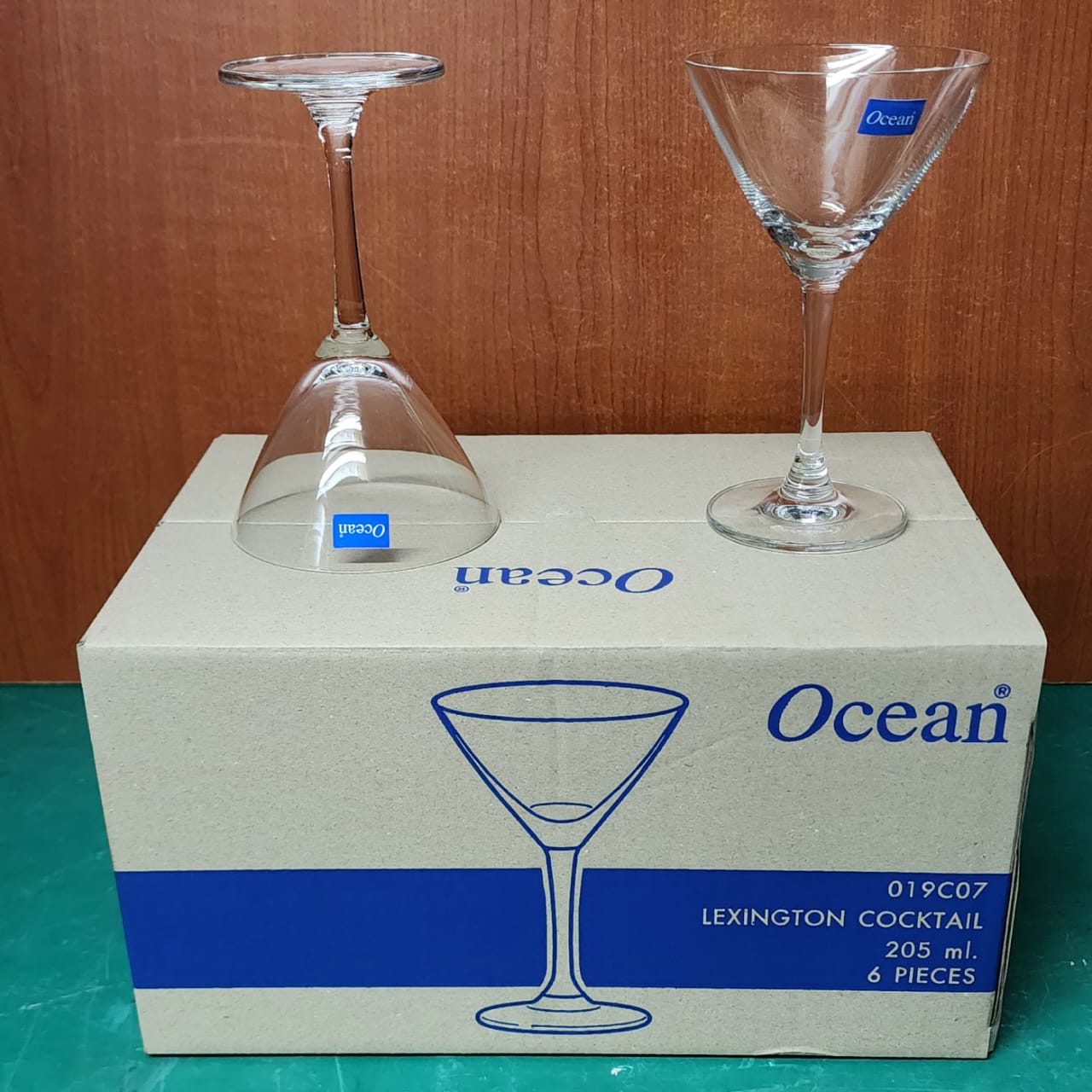 🍸⚡ FLASH OFFER ⚡ : 6PC Ocean Lexington Cocktail Glass Set – 205ml, Elegant & Durable Glassware🍸