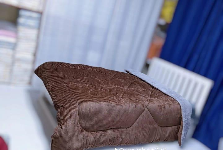 🟡 REGULAR OFFER 🟡 - 1 PC Velvet Duvet Set: 1 Duvet, 1 Sheet & 2 Pillowcases, Size 6×7, Soft, Luxurious & Affordable