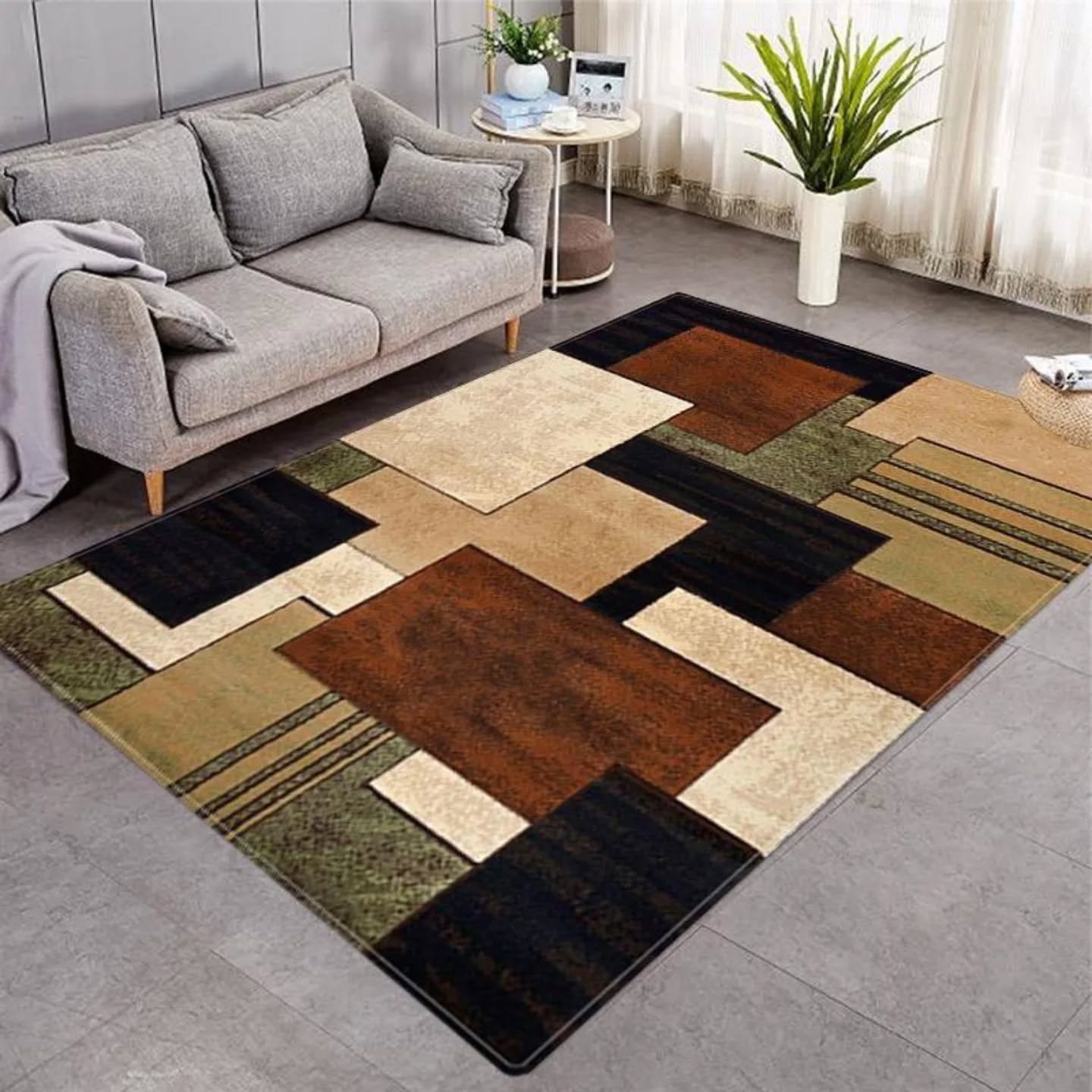🔔 ALERT OFFER 🔔 1PC 3D Plush Carpet 5x8FT – Soft, Thick, Non-Slip Living Room & Bedroom Area Rug at Affordable Price