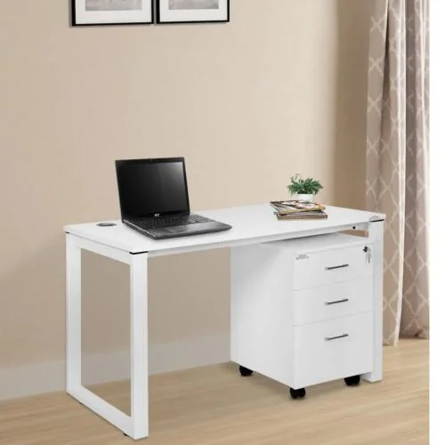 Olympus 1.2M Office Desk with Mobile Pedestal – Compact Workstation for Home or Office in Kenya