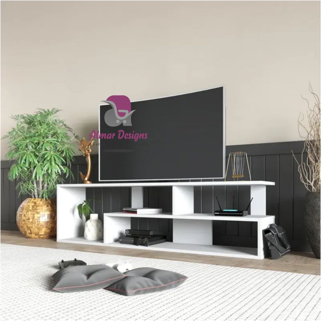 Mexico Modern TV Stand – Sleek Entertainment Unit for Living Rooms in Kenya- Fits Upto 55" TV