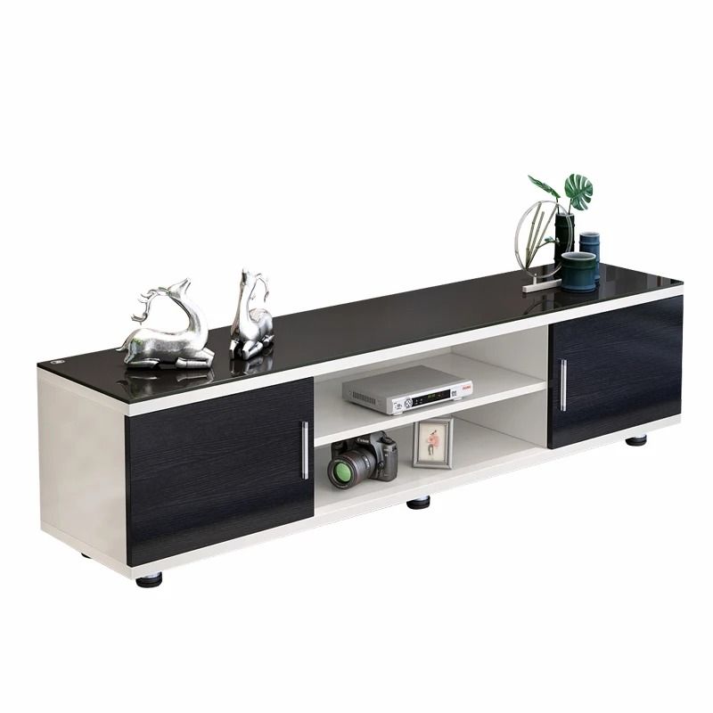 Rio 5FT Modern TV Stand – White & Black Finish, Fits up to 65” TV, Sleek Entertainment Unit for Stylish Kenyan Homes