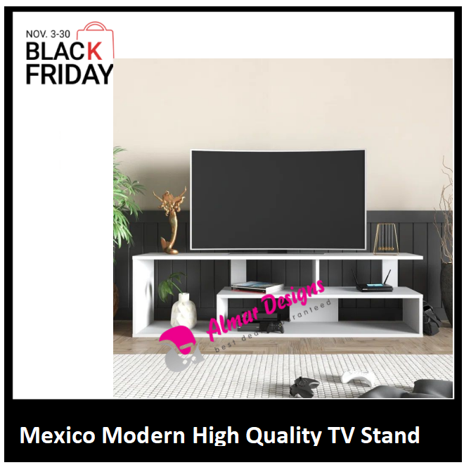 Mexico Modern TV Stand – Sleek Entertainment Unit for Living Rooms in Kenya- Fits Upto 55" TV