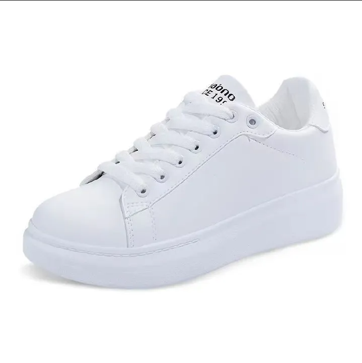 FEELING Nen shoes women's Little white spring new versatile thick soled shoes female student sports board shoes