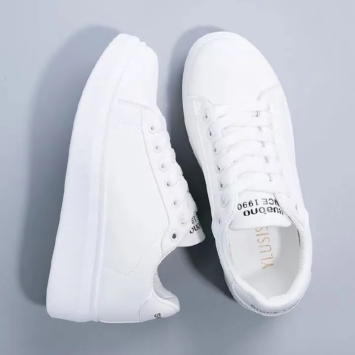 FEELING Nen shoes women's Little white spring new versatile thick soled shoes female student sports board shoes