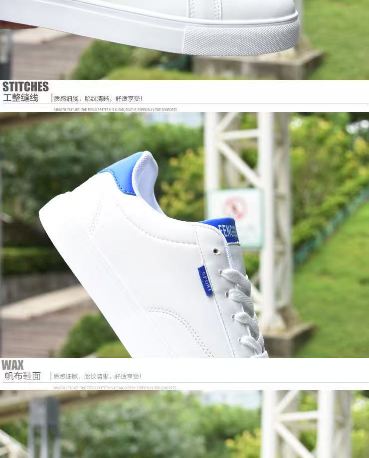 [New·Hot Sale] Men's Flat Shoes Soft Bottom Breathable Leather Sports Shoes Fashionable Cool and Handsome Men's Shoes Men's Shoes Sports Shoes Men's Shoes