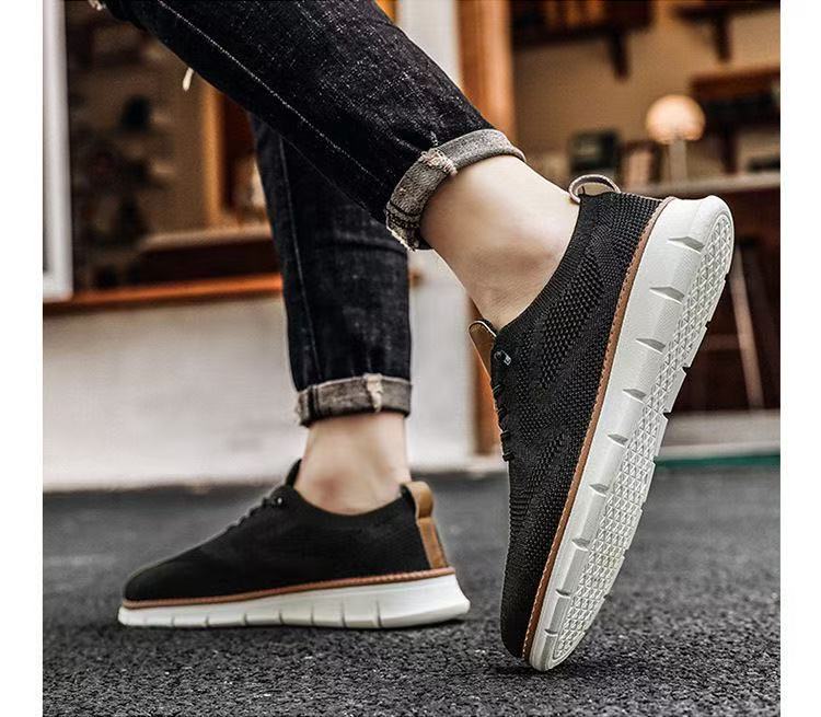 FEELING [New·Hot Sale] size 40-48 Men's shoes couple sports shoes Forrest Gump sports shoes casual shoes anti-slip fashion Gump shoes men's sports shoes running shoes