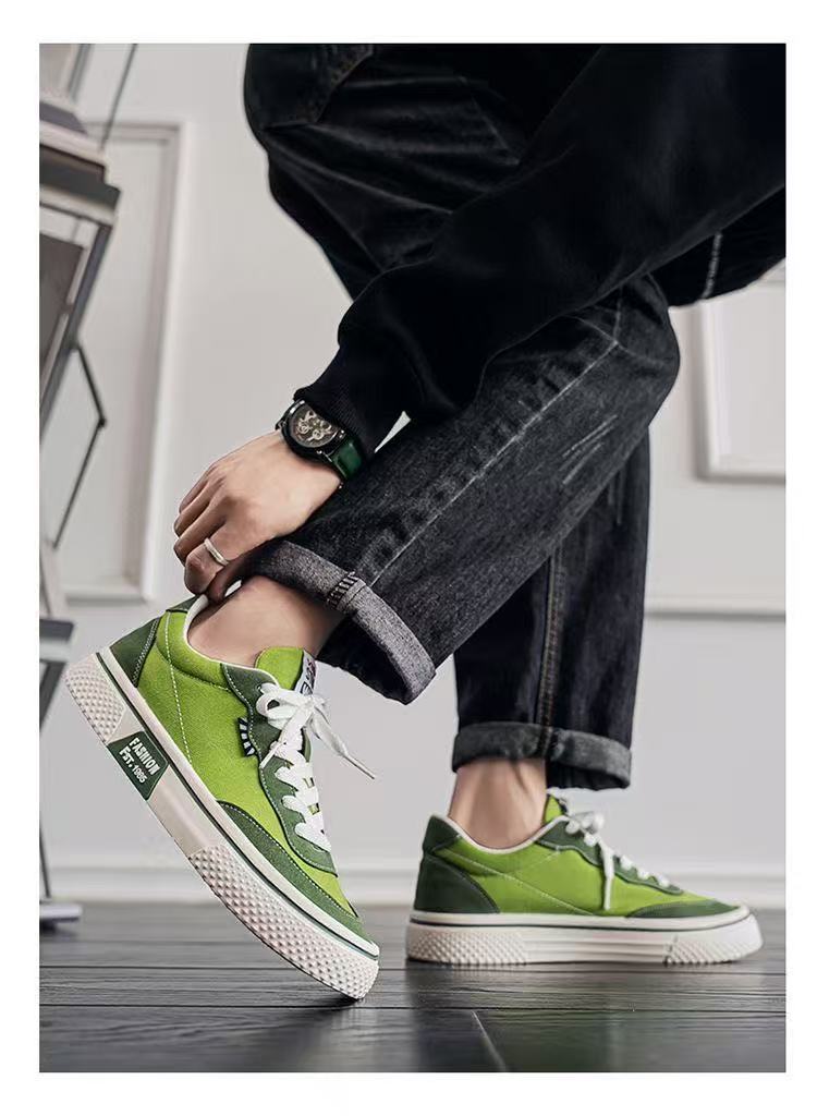 FEELING [New·Hot Sale] Size 40-48 Fashion Sports Men's Shoes Canvas Breathable Men's Shoes Trendy Sports Cas Men's Sports Shoes Men's Running Shoes