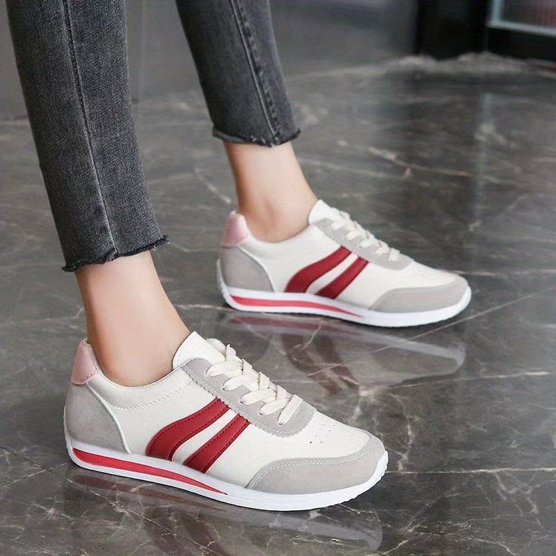 FEELING [New·Hot Sale] Size 37-43 Forrest Gump shoes canvas women's shoes sports shoes women's breathable soft sole fashion shoes casual shoes ladies running shoes