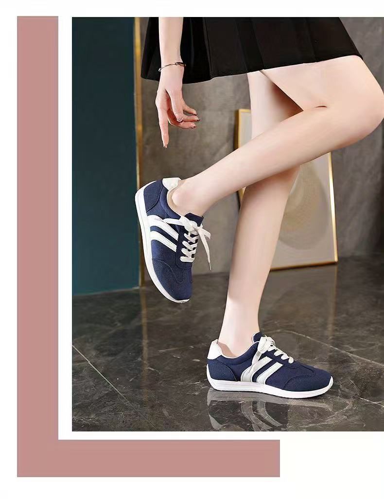 FEELING [New·Hot Sale] Size 37-43 Forrest Gump shoes canvas women's shoes sports shoes women's breathable soft sole fashion shoes casual shoes ladies running shoes