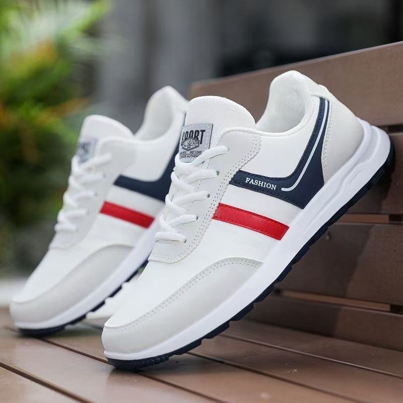 FEELING [New·Hot Sale] Hot Sale Men's Shoes Trendy Fashion Men's Sports Shoes Artificial Leather Men's Casual Shoes Breathable D Men's Running Shoes