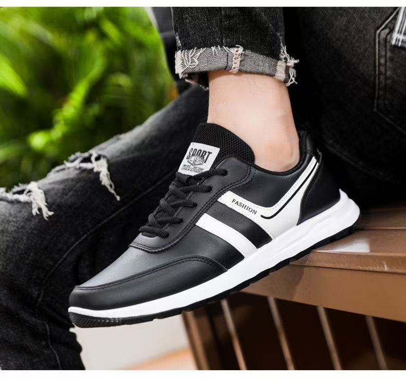 FEELING [New·Hot Sale] Hot Sale Men's Shoes Trendy Fashion Men's Sports Shoes Artificial Leather Men's Casual Shoes Breathable D Men's Running Shoes