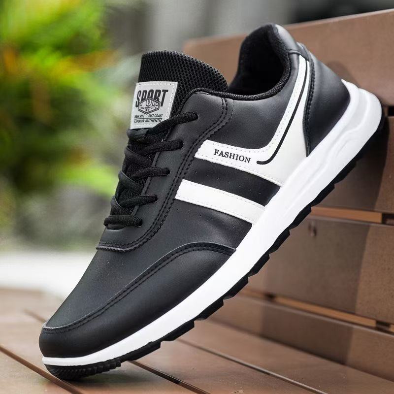 FEELING [New·Hot Sale] Hot Sale Men's Shoes Trendy Fashion Men's Sports Shoes Artificial Leather Men's Casual Shoes Breathable D Men's Running Shoes