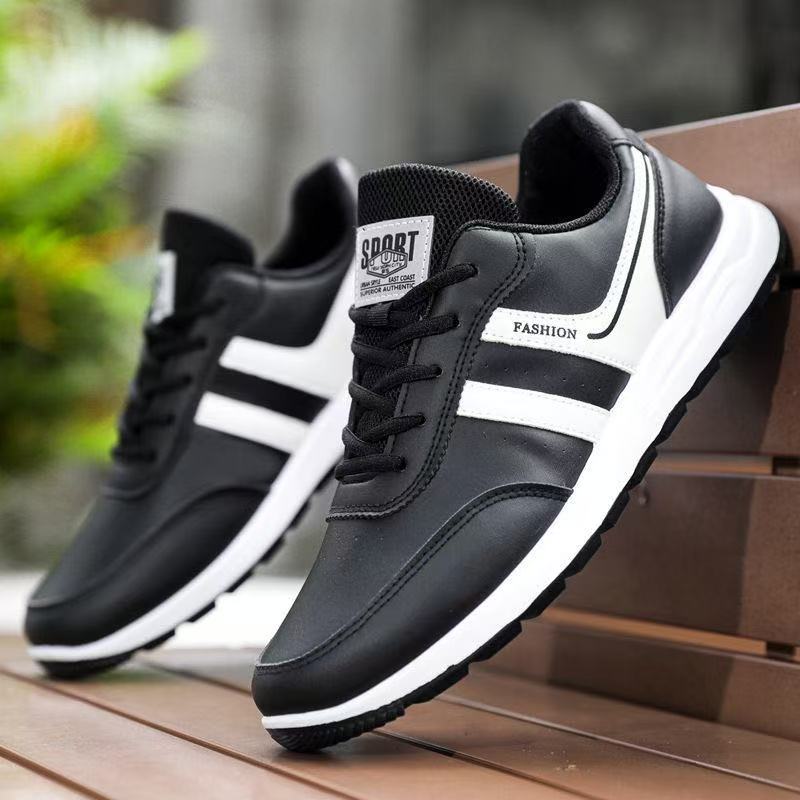 FEELING [New·Hot Sale] Hot Sale Men's Shoes Trendy Fashion Men's Sports Shoes Artificial Leather Men's Casual Shoes Breathable D Men's Running Shoes