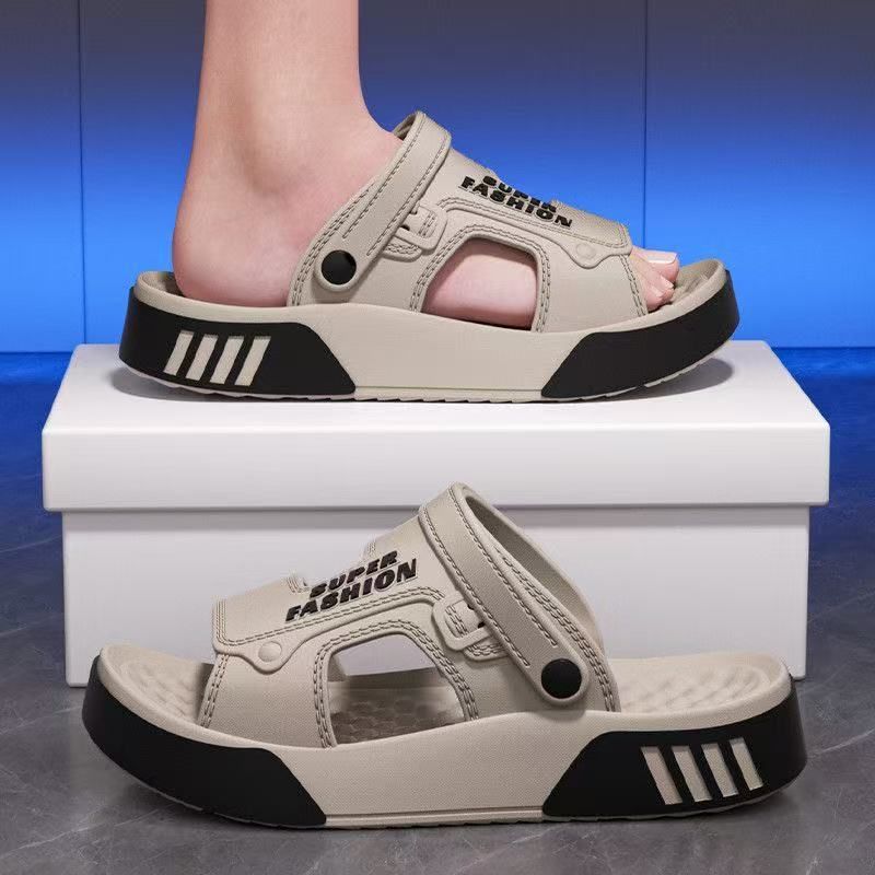 FEELING Sizes 40-45 [New Hot Selling] Men's Outdoor Sandals, Driving Shoes, Water Wading Shoes, Vacation Beach Shoes, Outdoor Dual-Purpose Sandals