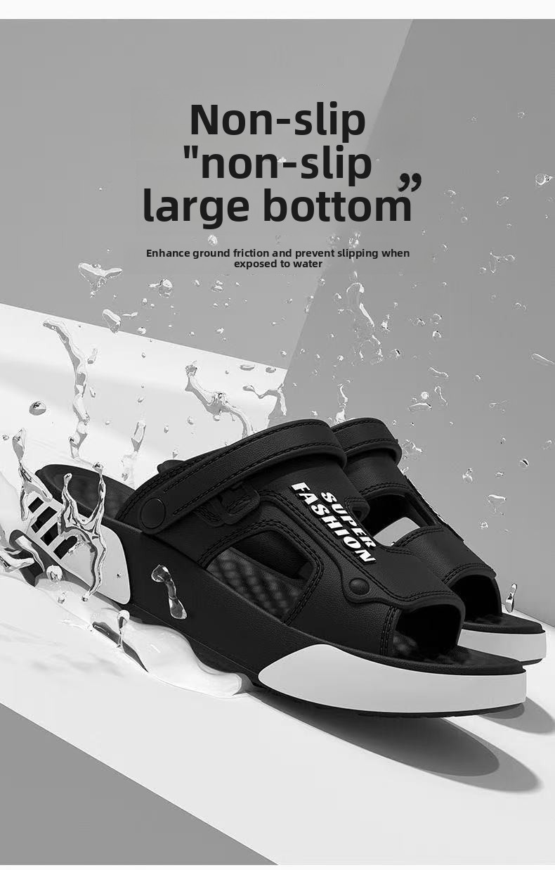 FEELING Sizes 40-45 [New Hot Selling] Men's Outdoor Sandals, Driving Shoes, Water Wading Shoes, Vacation Beach Shoes, Outdoor Dual-Purpose Sandals