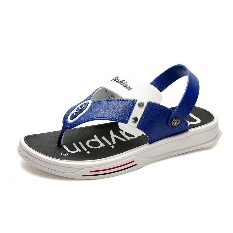 FEELING Sizes 40-49 [New Hot Selling] Men's Sandals, Indoor/Outdoor Reversible Flip-Flops, Beach Shoes, Fashionable Casual Driving Shoes