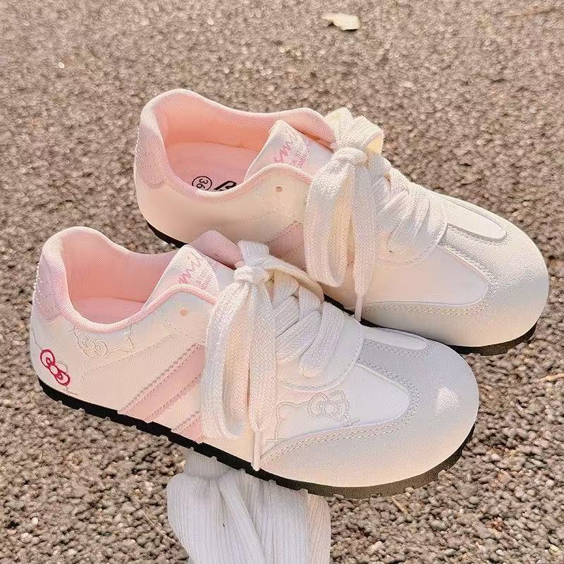 FEELING [New Hot Selling] Fashionable Super Girl Series Women's Sneakers TK Cat Embroidery Design Women's Sneakers Casual Women's Sports Running Shoes