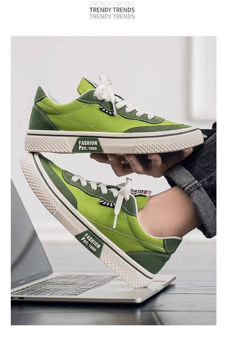 FEELING [New·Hot Sale] Size 40-48 Fashion Sports Men's Shoes Canvas Breathable Men's Shoes Trendy Sports Cas Men's Sports Shoes Men's Running Shoes