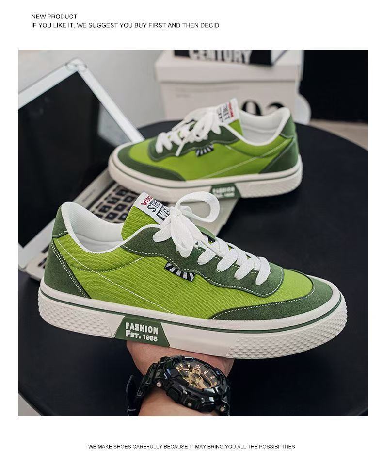 FEELING [New·Hot Sale] Size 40-48 Fashion Sports Men's Shoes Canvas Breathable Men's Shoes Trendy Sports Cas Men's Sports Shoes Men's Running Shoes