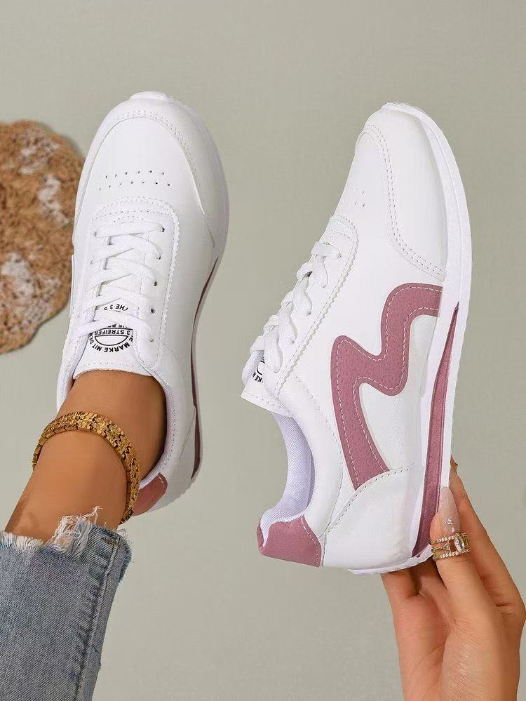 FEELING [New·Hot Sale] Size 37-43 Forrest Gump Shoes Women's Shoes Women's Sports Shoes Fashion Running Shoes PU Leather Cas Shoes