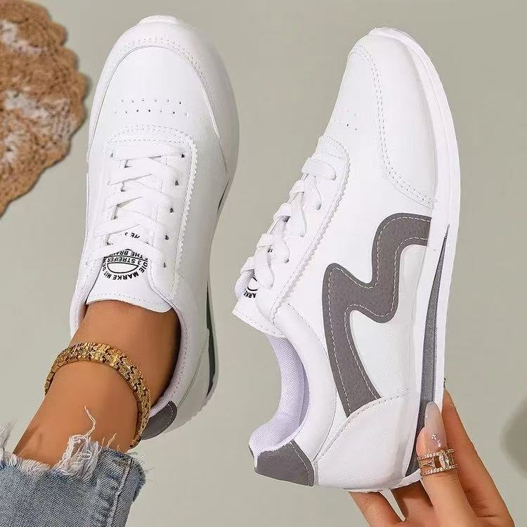 FEELING [New·Hot Sale] Size 37-43 Forrest Gump Shoes Women's Shoes Women's Sports Shoes Fashion Running Shoes PU Leather Cas Shoes