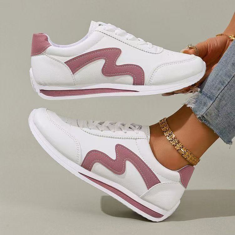 FEELING [New·Hot Sale] Size 37-43 Forrest Gump Shoes Women's Shoes Women's Sports Shoes Fashion Running Shoes PU Leather Cas Shoes