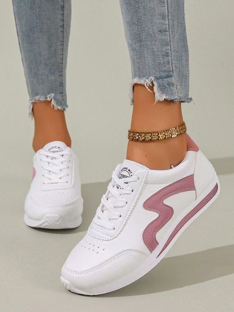 FEELING [New·Hot Sale] Size 37-43 Forrest Gump Shoes Women's Shoes Women's Sports Shoes Fashion Running Shoes PU Leather Cas Shoes
