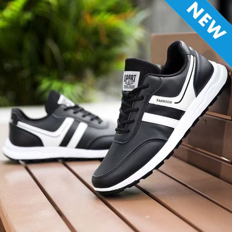 FEELING [New·Hot Sale] Hot Sale Men's Shoes Trendy Fashion Men's Sports Shoes Artificial Leather Men's Casual Shoes Breathable D Men's Running Shoes