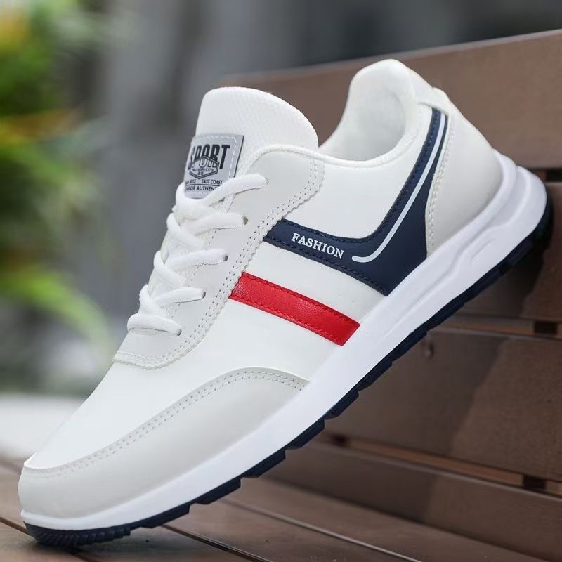 FEELING [New·Hot Sale] Hot Sale Men's Shoes Trendy Fashion Men's Sports Shoes Artificial Leather Men's Casual Shoes Breathable D Men's Running Shoes