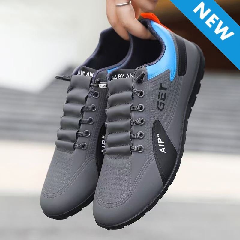 FEELING [New·Hot Sale] Size 40-47 Men's Shoes Forrest Gump Shoes Sports Shoes Men's Fashion Running Shoes PU Leather Sports Casual Shoes