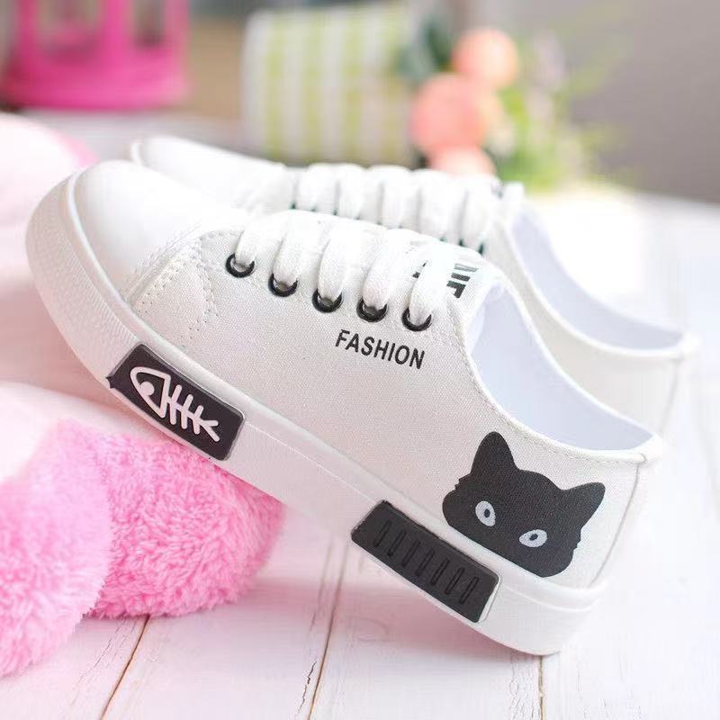 FEELING NEW women's shoes canvas shoes students shoes rubber shoes fashion sports shoes ladies shoes school shoes