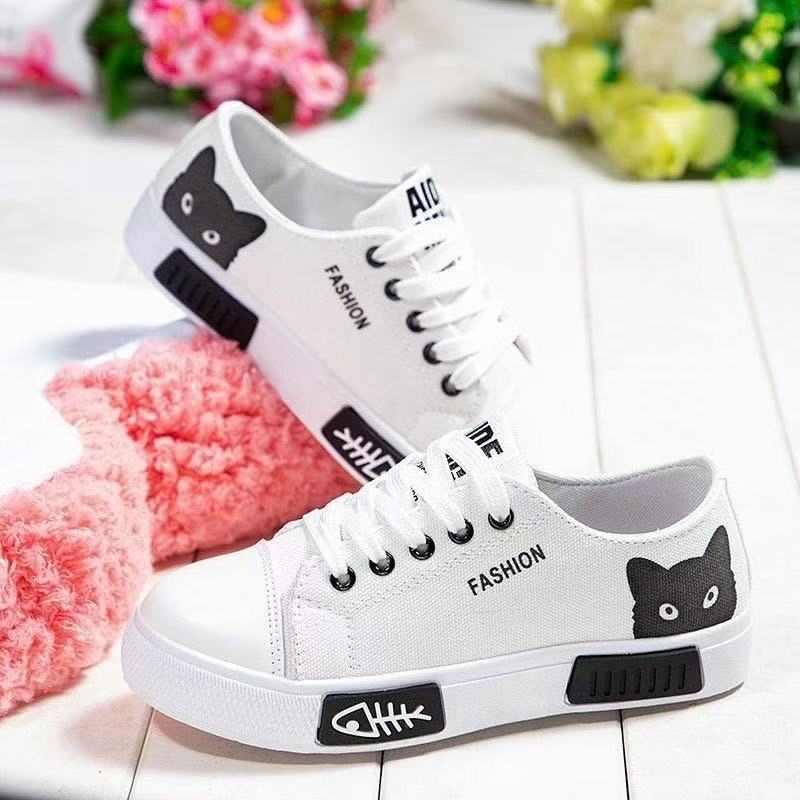 FEELING NEW women's shoes canvas shoes students shoes rubber shoes fashion sports shoes ladies shoes school shoes