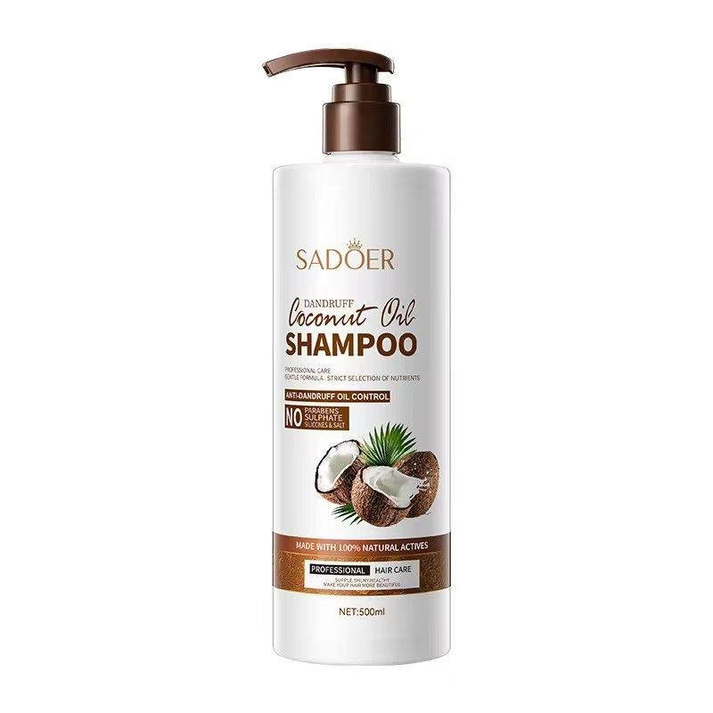 SADOER 500ml Coconut Body Wash Amino Acid Clean gently Nourishing skin Moisturizing Fragrance Shower Gel remove dirt Remove mites Moisturize the cuticle grease control