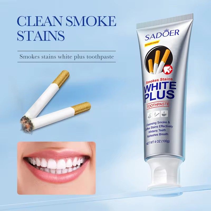 100g Whitening Toothpaste Brightening & Stain Removing Tobacco Stains and Yellow Protect Gums Fresh Breath Whitening Teeth Care