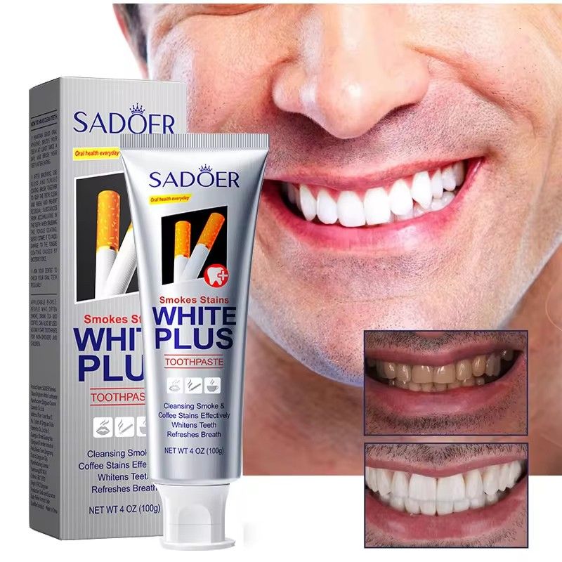 100g Whitening Toothpaste Brightening & Stain Removing Tobacco Stains and Yellow Protect Gums Fresh Breath Whitening Teeth Care