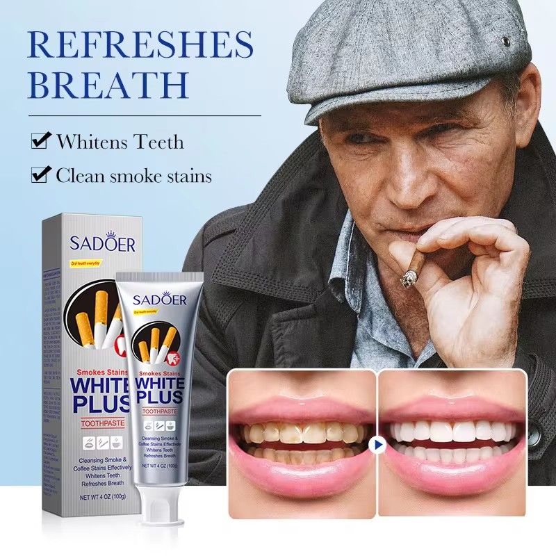 100g Whitening Toothpaste Brightening & Stain Removing Tobacco Stains and Yellow Protect Gums Fresh Breath Whitening Teeth Care