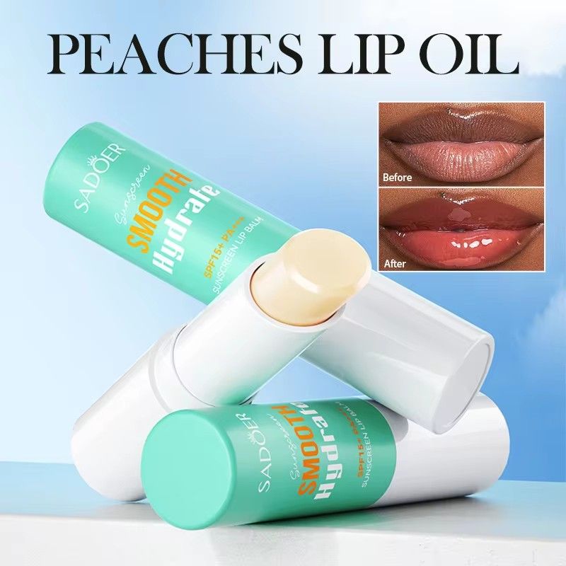 Sunscreen Lip Balm SPF15 UVA Protection Lips Moisturizer Hydrating Lipstick Lip Sun Remove Dark Pigment Lip Care Beauty Health