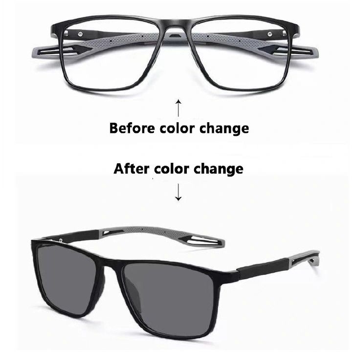 Fashion TR90 Reading Glasses for Men Spring Leg Sports Presbyopia Glasses Anti Blue Light Glasses    0 degree