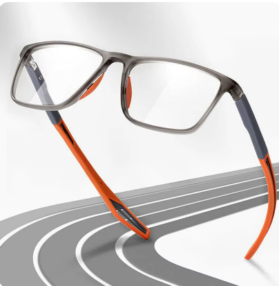 Fashion TR90 Reading Glasses for Men Spring Leg Sports Presbyopia Glasses Anti Blue Light Glasses    0 degree