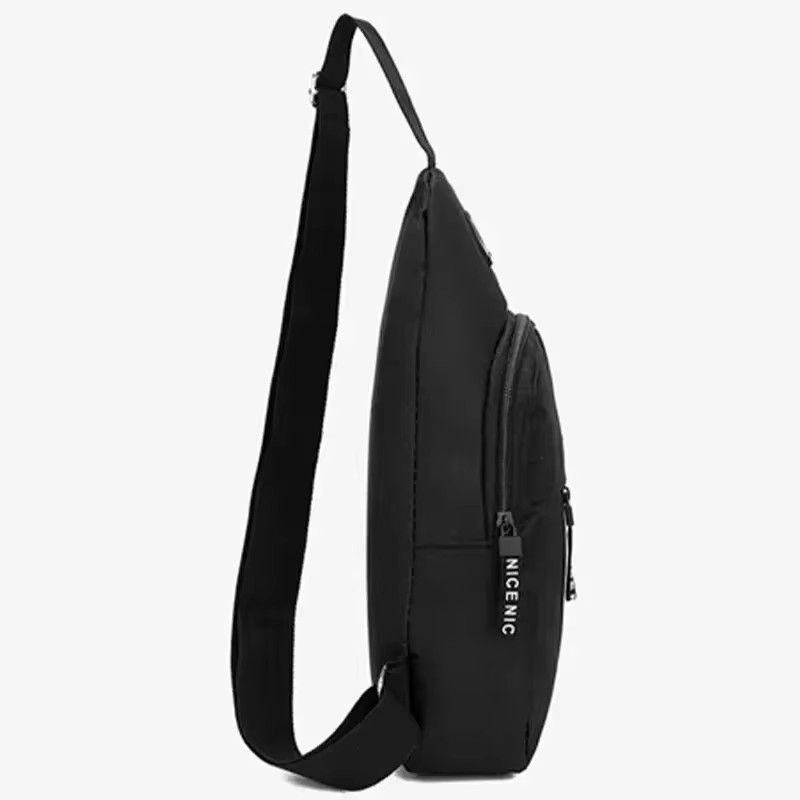 Chest Bag Fashion New Solid Color Men Chest Bag Outdoor Casual Fashion One Shoulder Crossbody Bag
