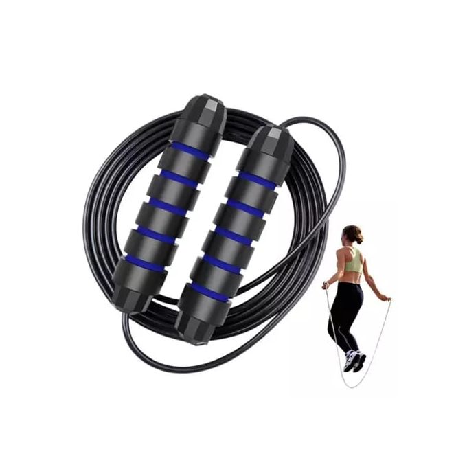 1PC Jump Rope Steel Wire Skipping Exercise Adjustable Jumping Fitness Workout Training Home Sport Equipment Tangle-Free