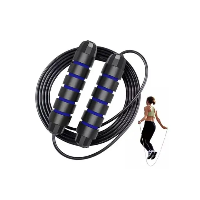 1PC Jump Rope Steel Wire Skipping Exercise Adjustable Jumping Fitness Workout Training Home Sport Equipment Tangle-Free