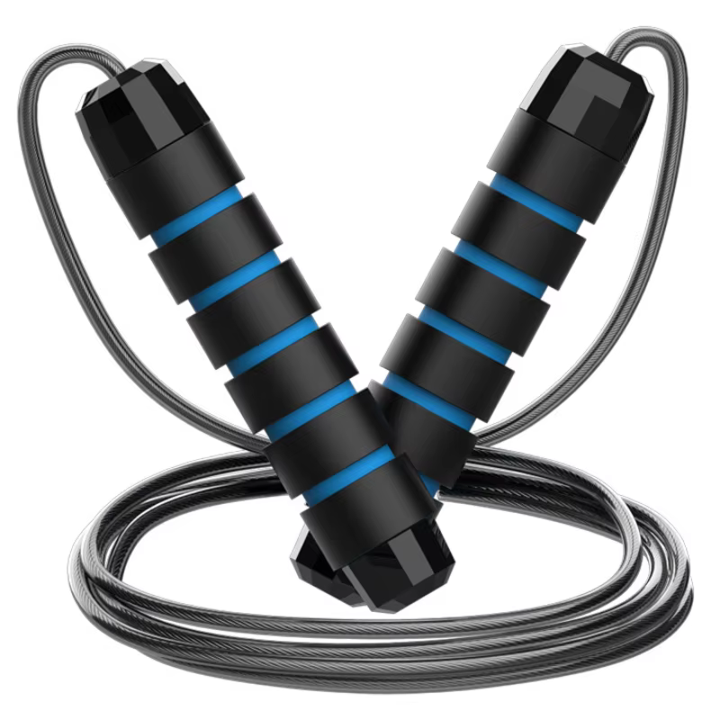 1PC Jump Rope Steel Wire Skipping Exercise Adjustable Jumping Fitness Workout Training Home Sport Equipment Tangle-Free